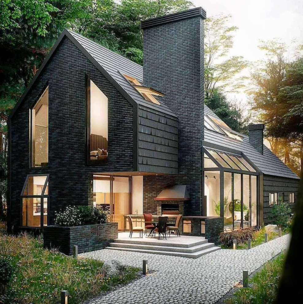 Скандинавская малоэтажная архитектура