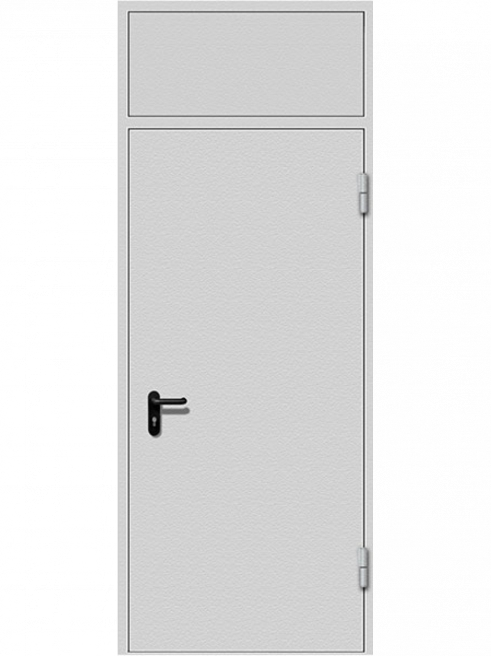 Стальная дверь 2700мм с фрамугой