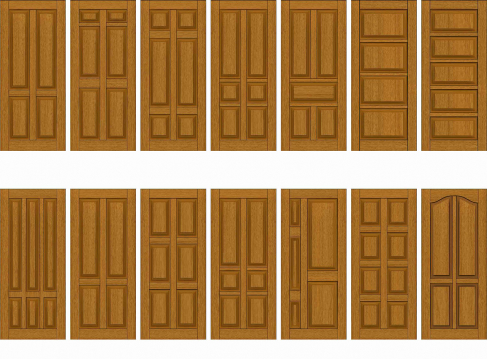 Двери межкомнатные филенчатые