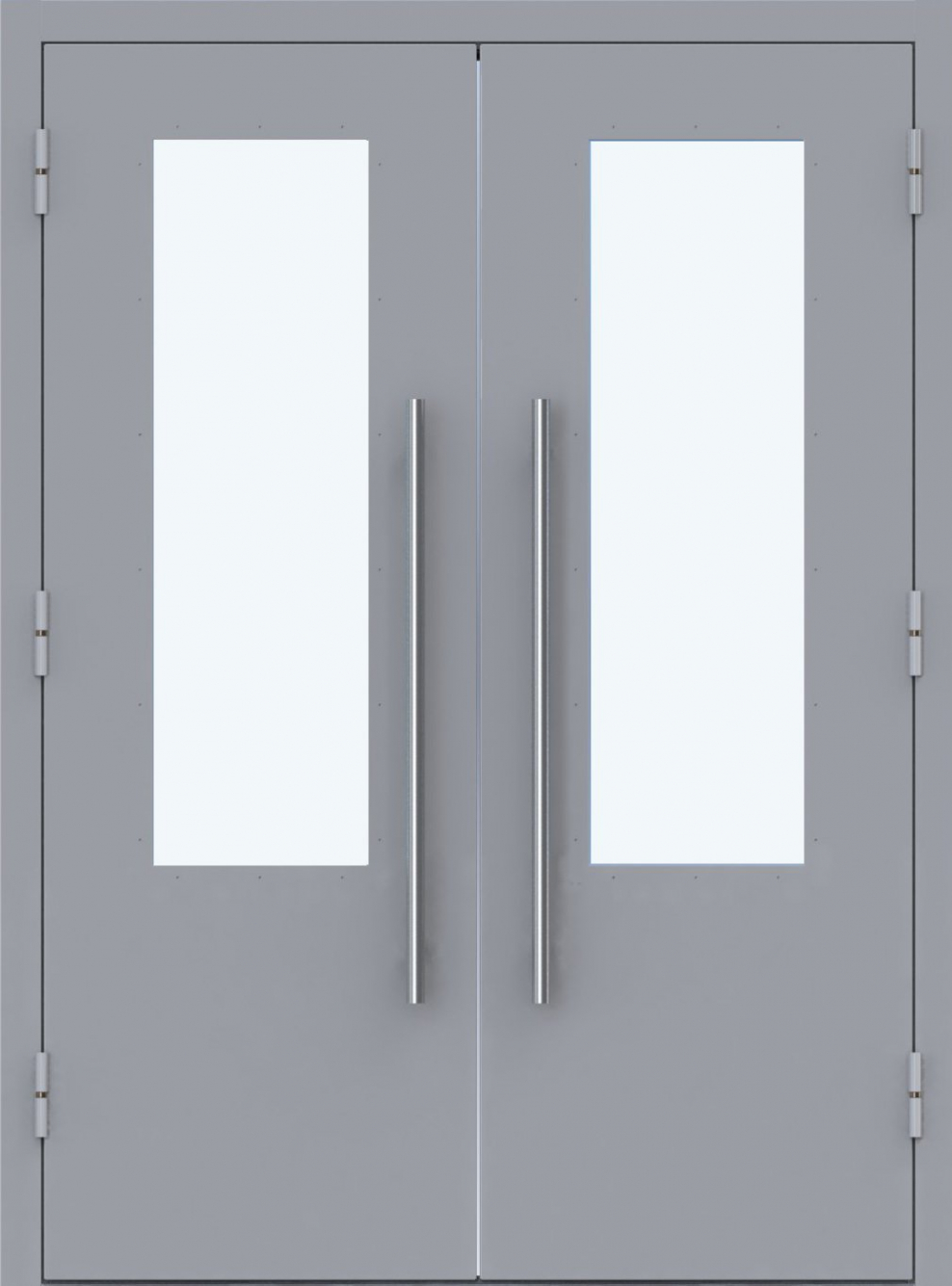 Двери тамбурные противопожарные со стеклом