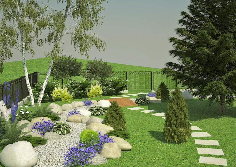 Ландшафтное проектирование участка
