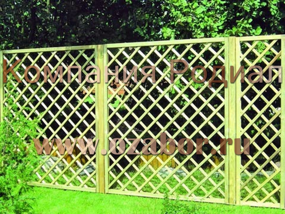 Ограждение из реек