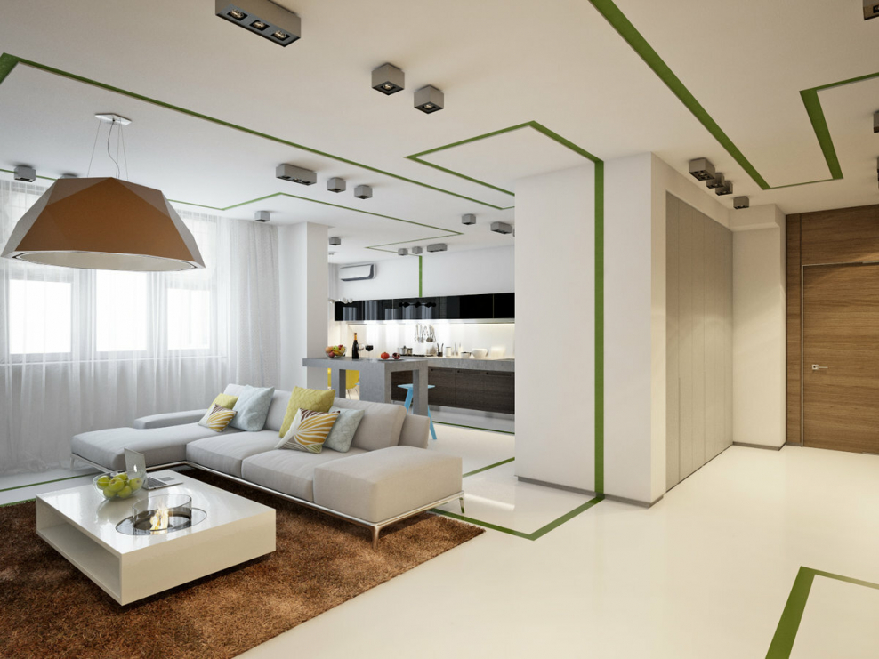 Гостиная в стиле Тиффани