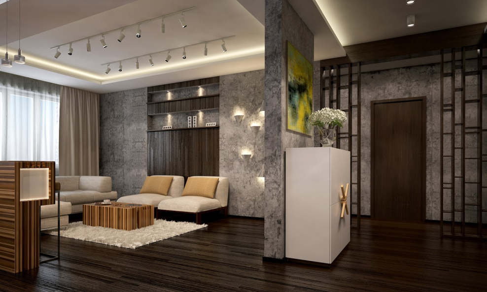 Интерьер комнаты в панельном доме