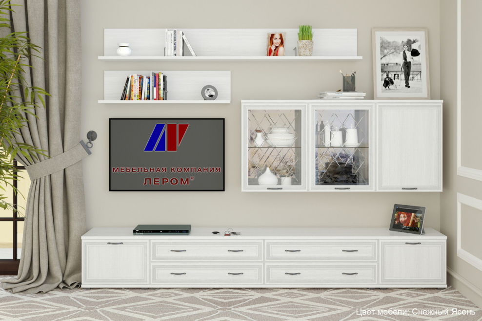 Гостиная Карина Лером снежный ясень