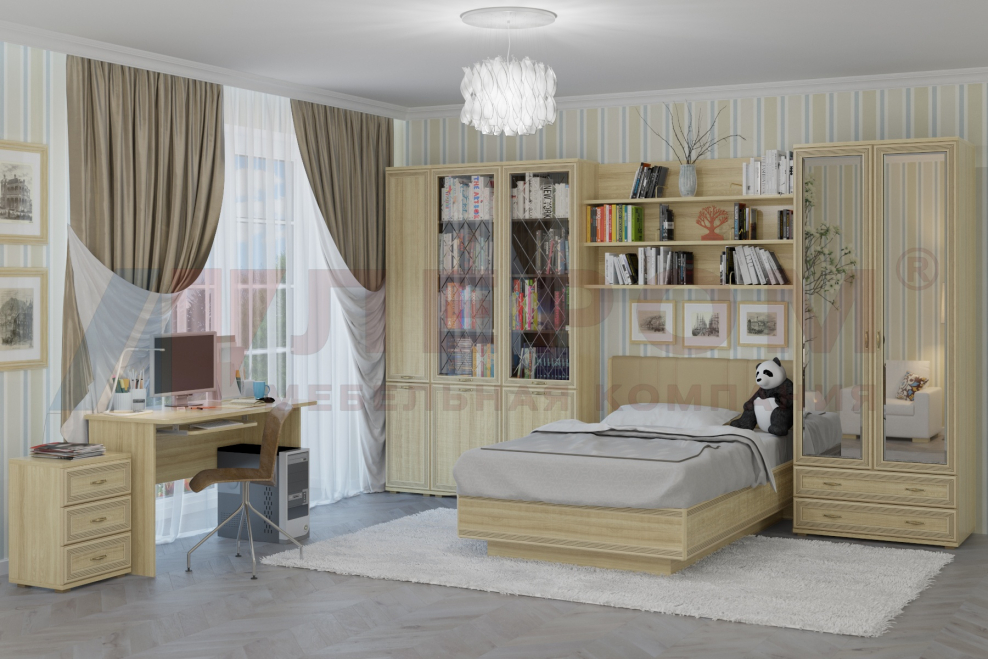 Гостиная Карина 13 снежный ясень