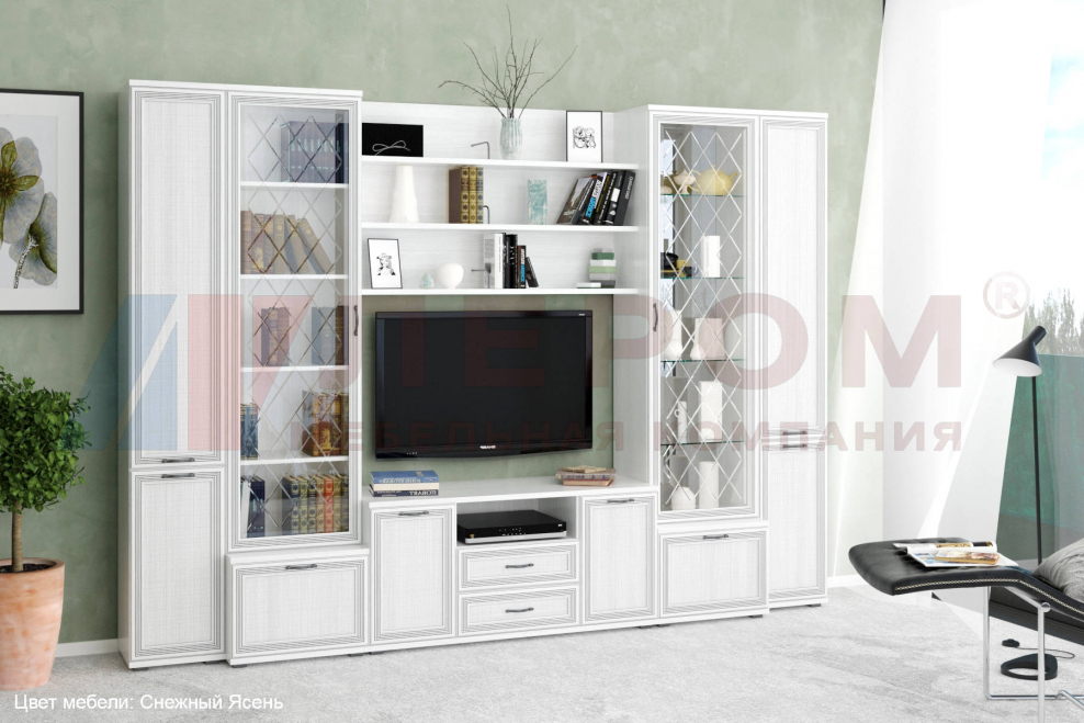 Гостиная Карина Лером снежный ясень