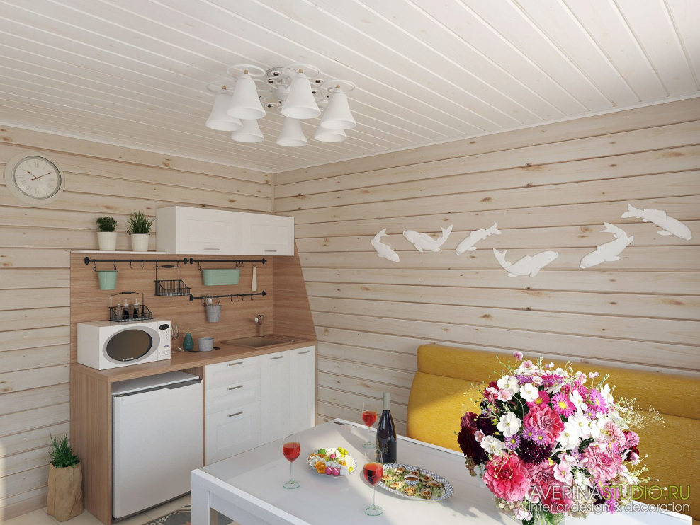 Дачный домик вагонка