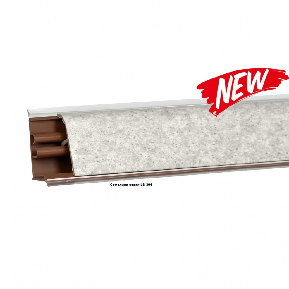 Плинтус Рехау 118 алюминий