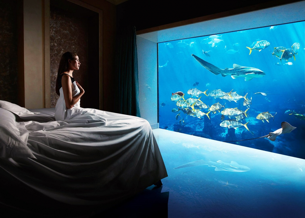 Atlantis the Palm номер с аквариумом