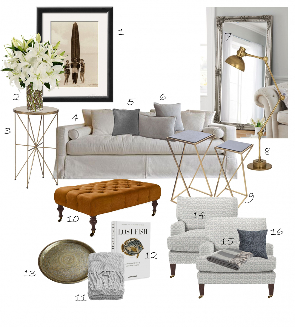 Гостиная в скандинавском стиле