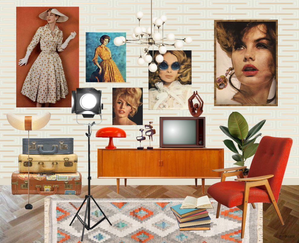 Коллаж интерьера