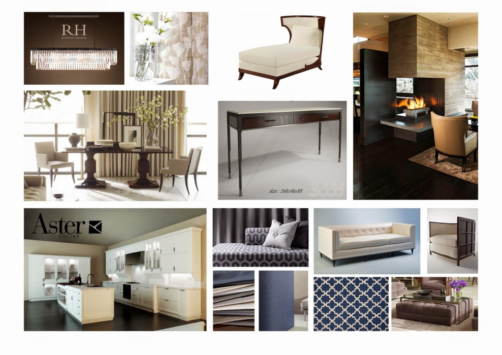 Коллаж дизайн интерьера