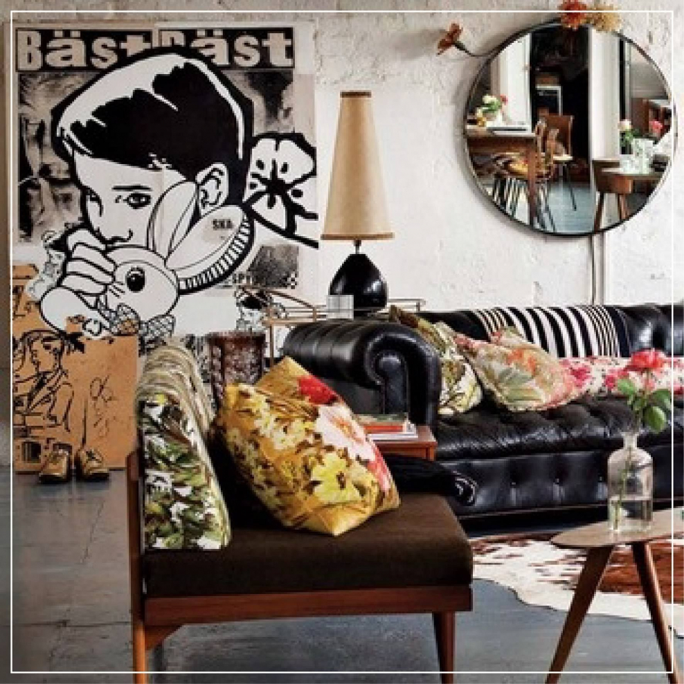 Стена в стиле арт