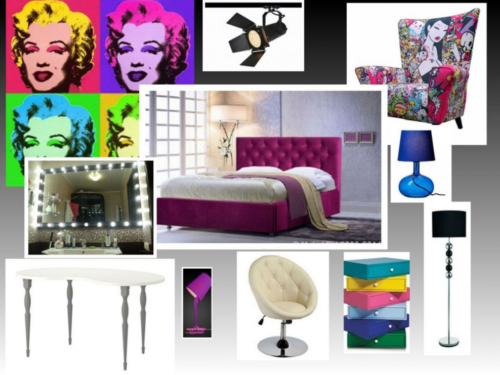 Концепт борд поп-арт