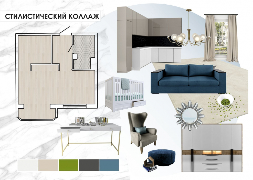 Концепт мудборд