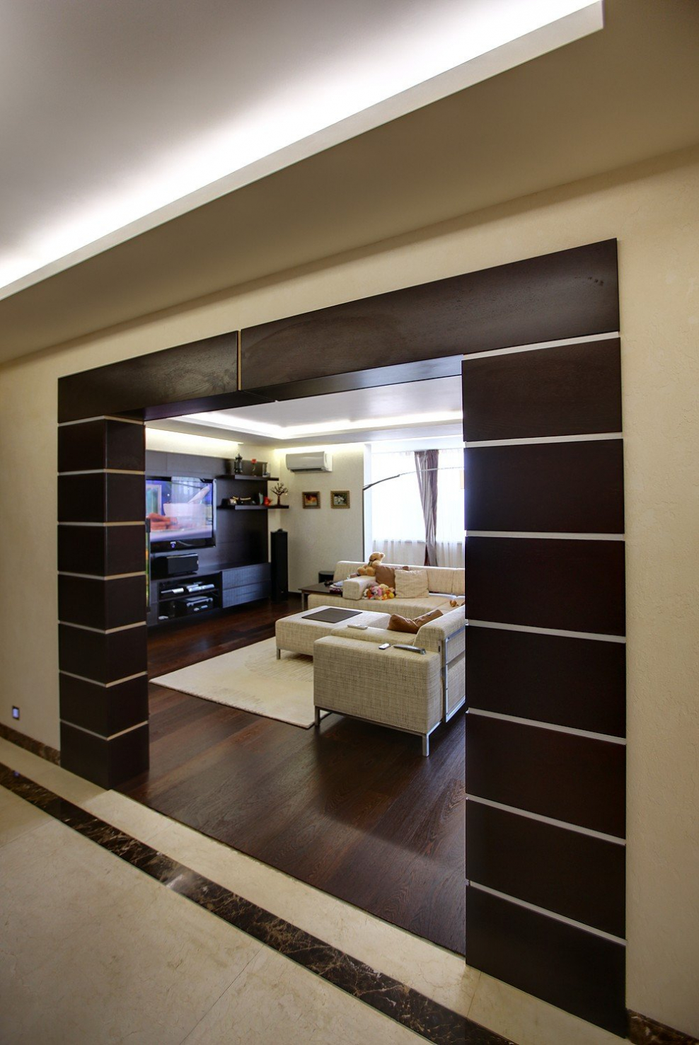 Гостиная без дверей