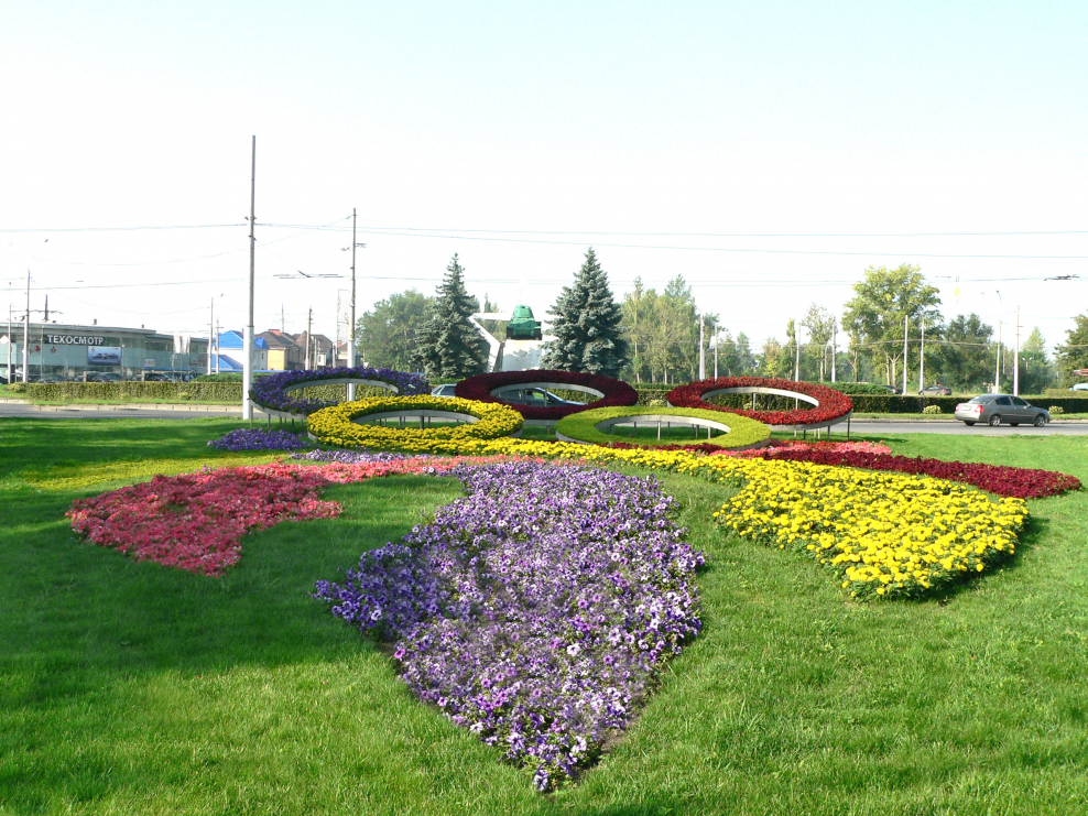 Клумбы Липецка