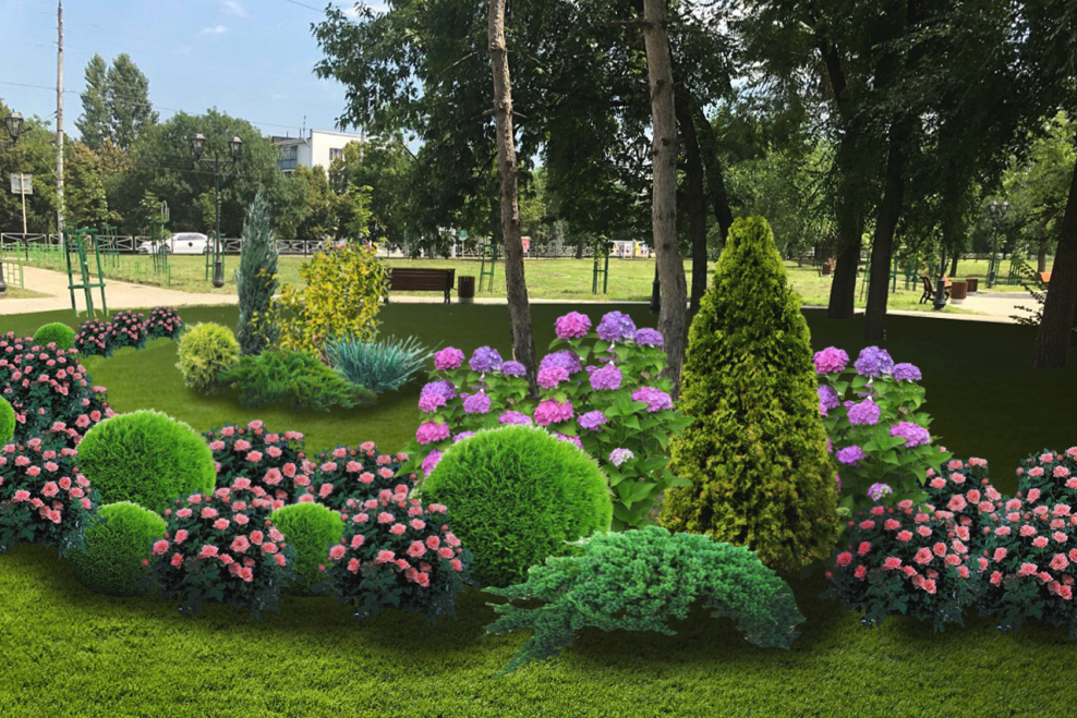 Цвет в ландшафтной композиции