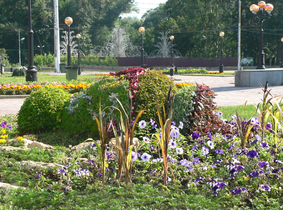 Цветочный сквер Липецк