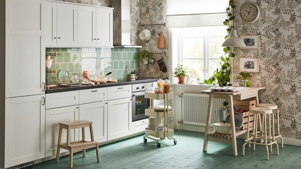 Кухня икеа Сэведаль