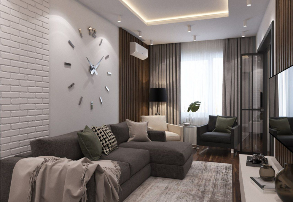 Декор гостиной в хрущевке