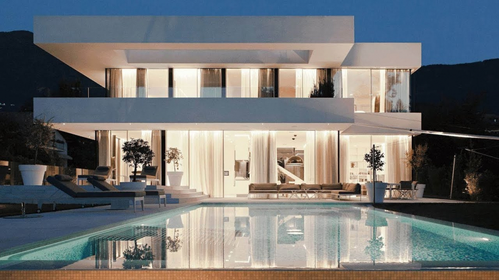 Красивые современные коттеджи