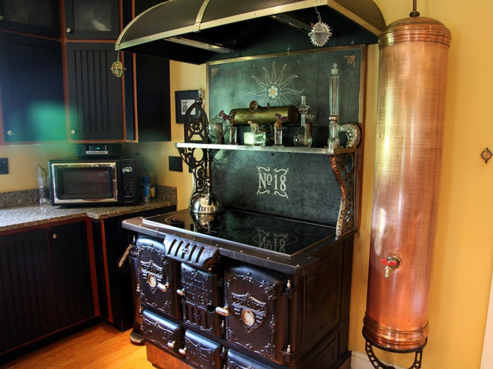 Кровать в стиле стимпанк