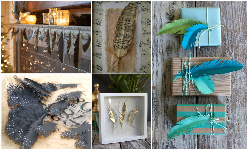 Перо для декора