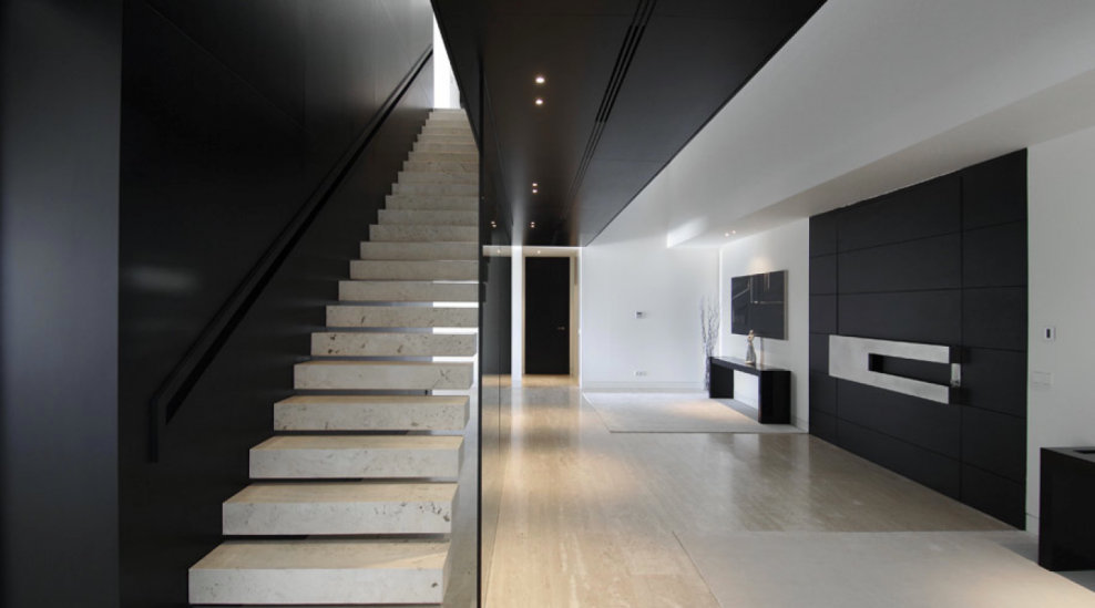 Лестница микроцемент