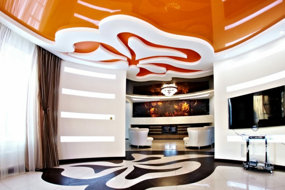 Натяжные потолки