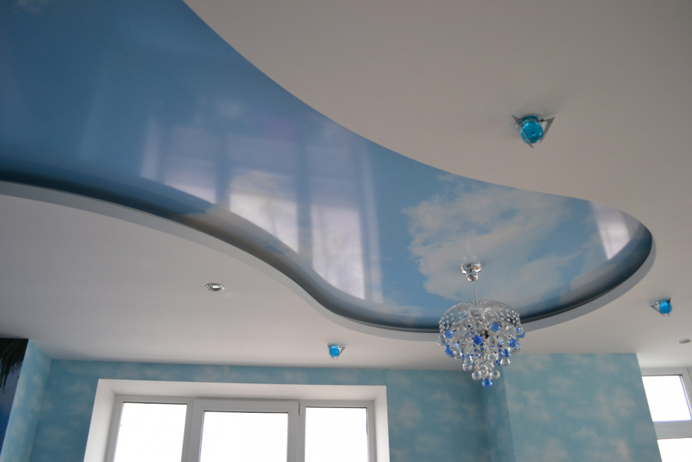 Натяжной потолок звездное небо