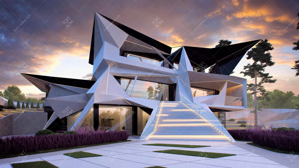 Здания в стиле футуризм Турция