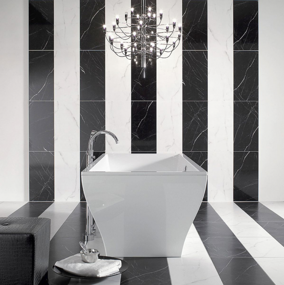 Черная ванна Villeroy Boch