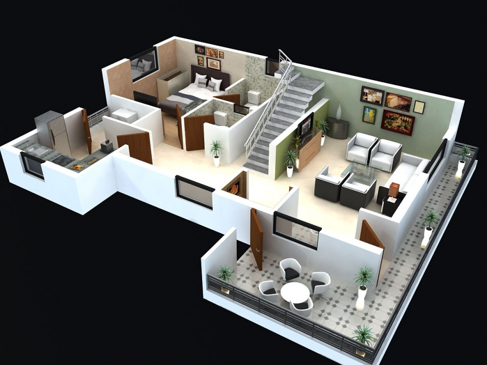 Floorplan 3d проекты