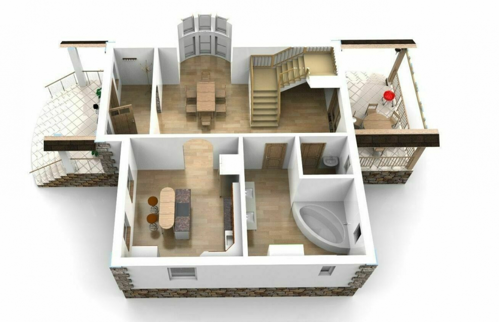 Большая квартира планировка