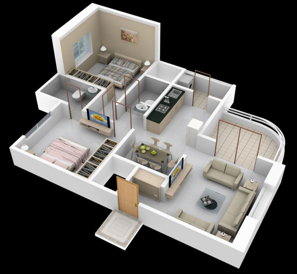 SIMS House Plans 2 этажа