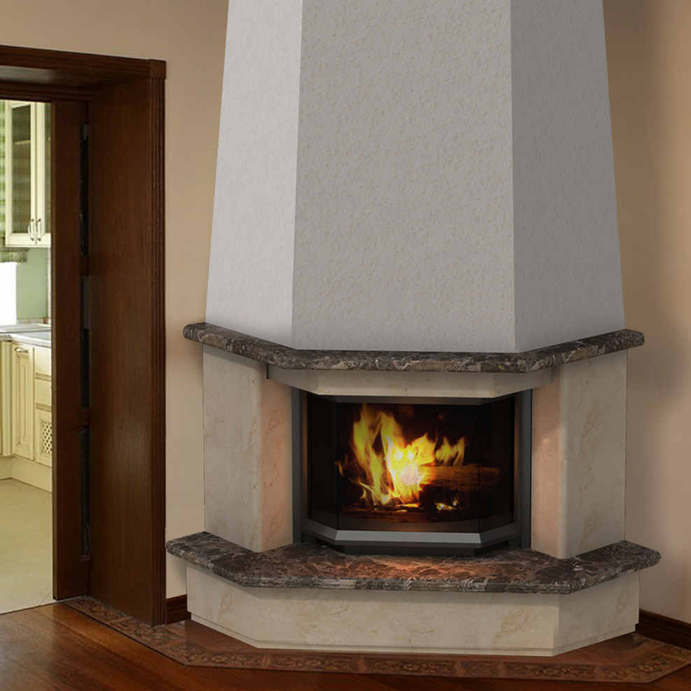 Камин Zanetti угловой