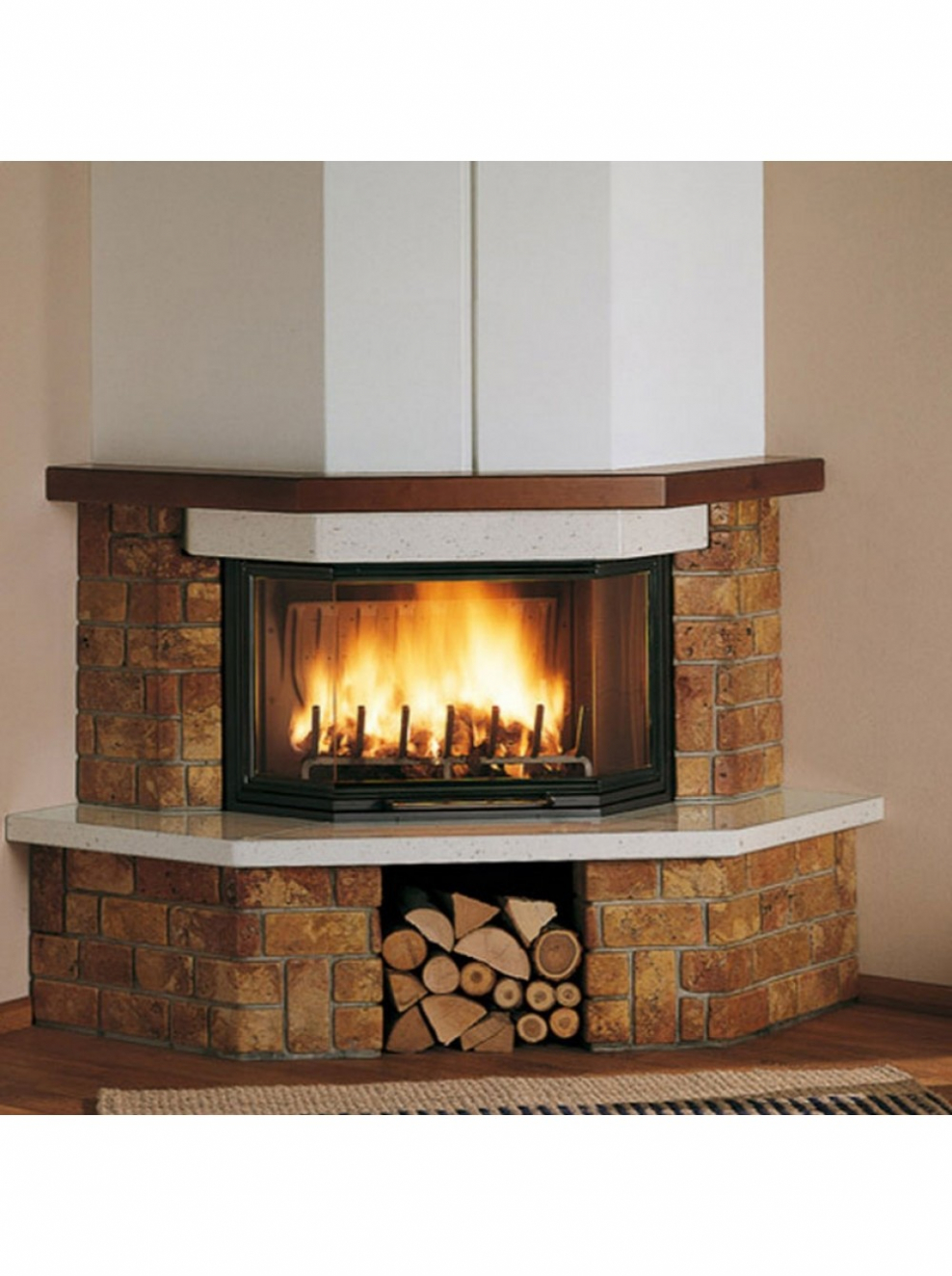 Камин Palazzetti угловой