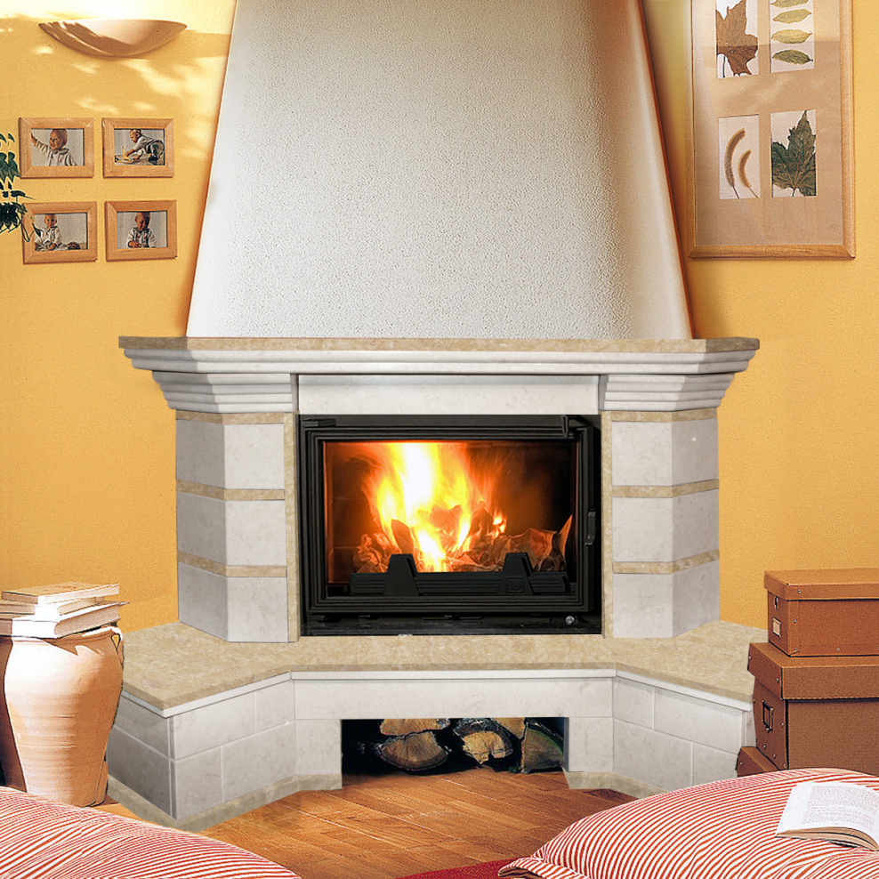 Камин Aster giallo