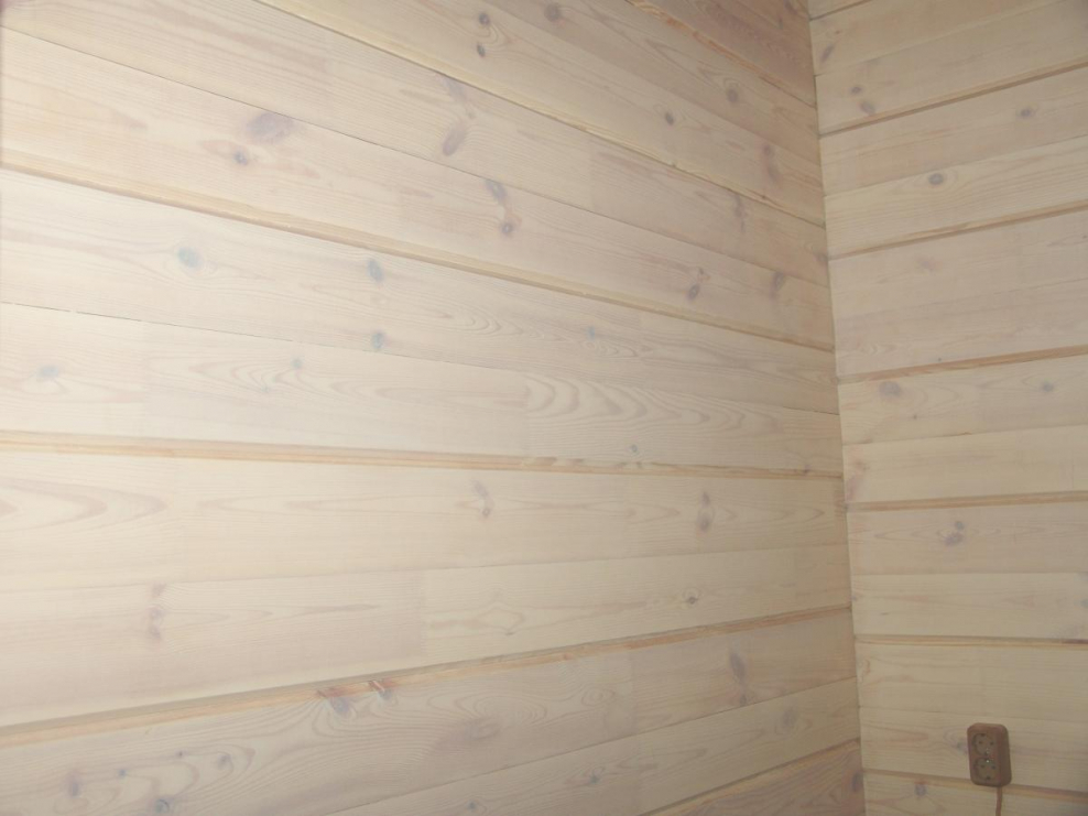 Имитация бруса покрашенная