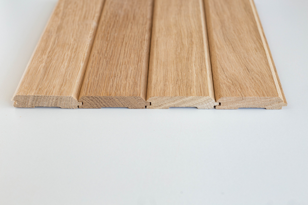 Крашеная вагонка коричневая