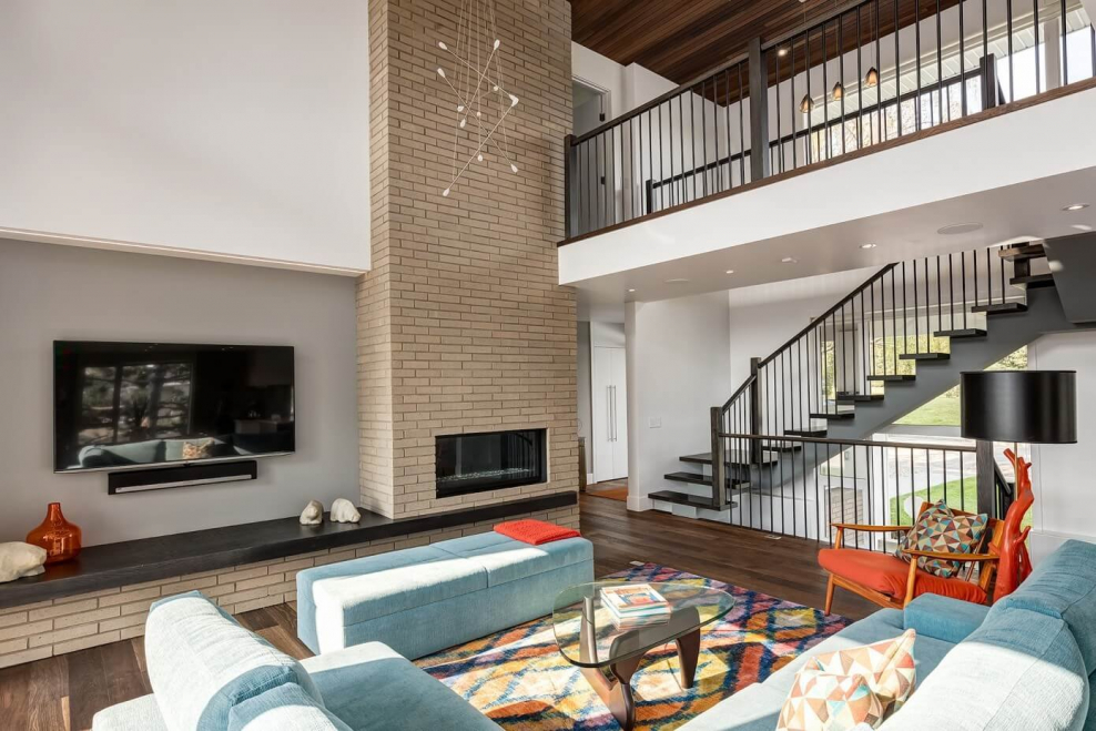 Интерьеры двухэтажных домов