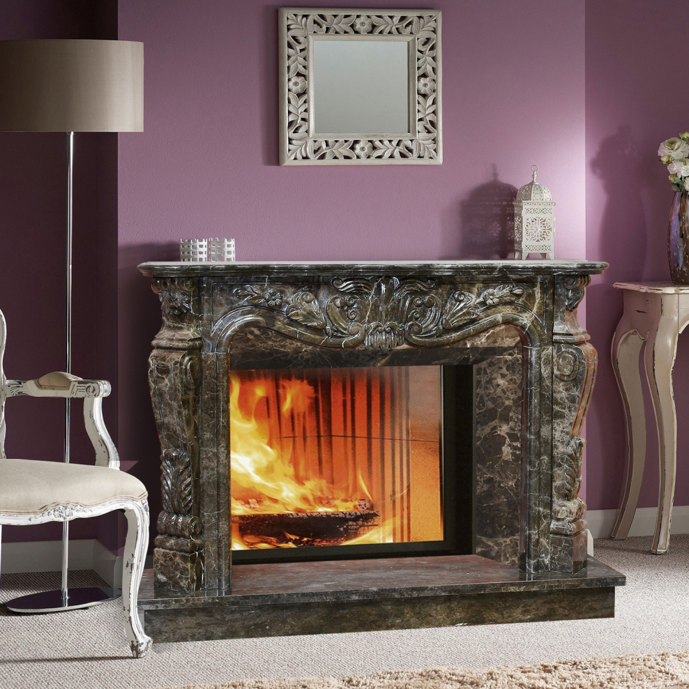Камин из мрамора Emperador