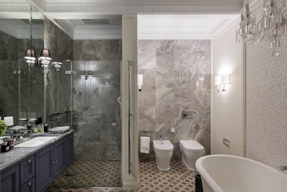 Душевая в стиле Неоклассика