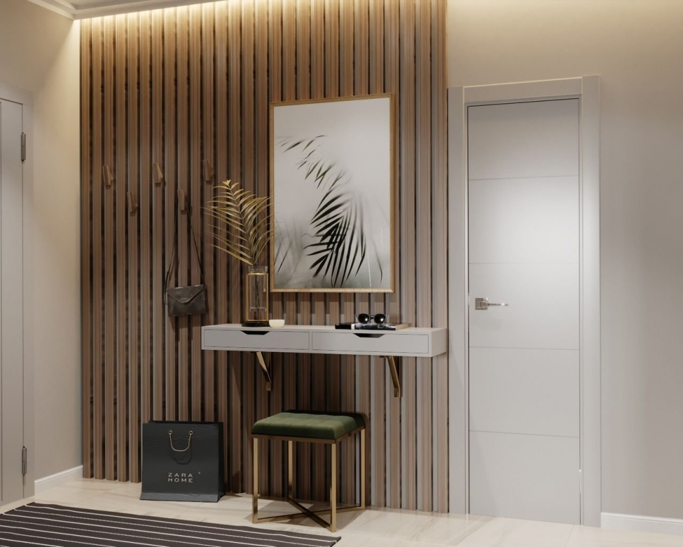 Рейки в прихожей