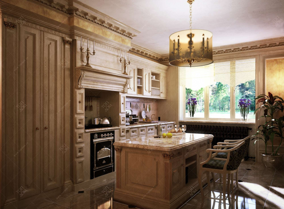 Кухня в стиле английской классики