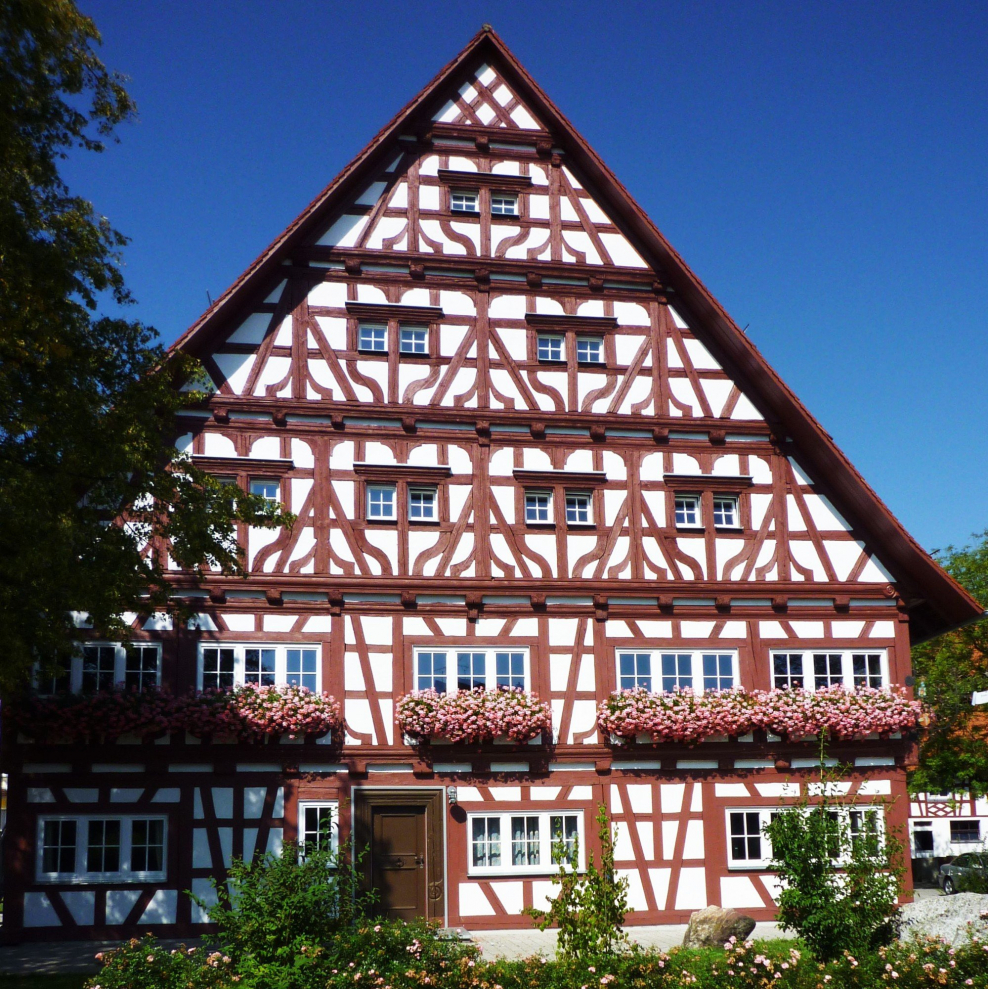 Стиль здания фахверк Германия