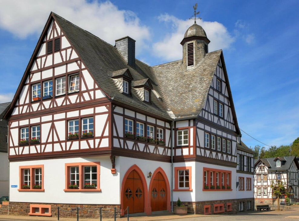 Стиль здания фахверк Германия
