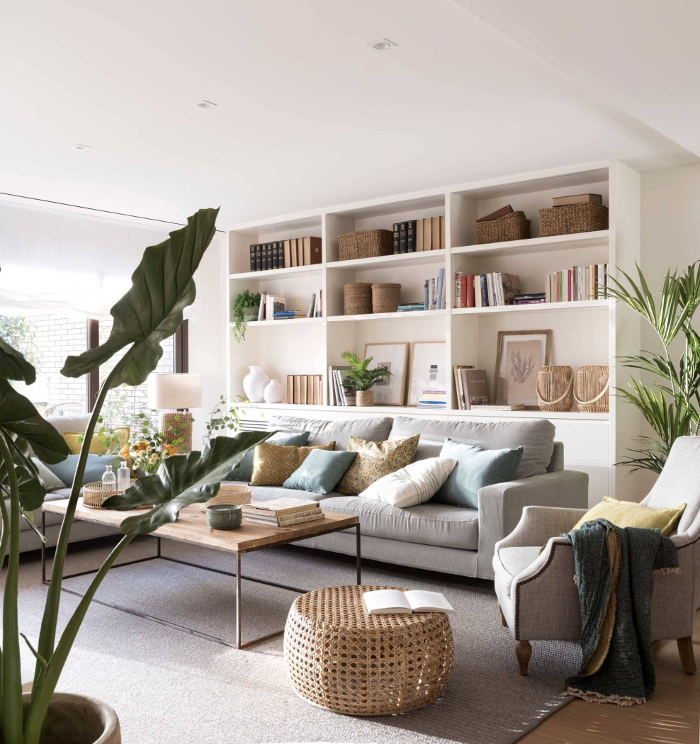 Декор стен в гостиной в современном